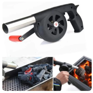 Outdoor Cooking barbecue blower Portable Hand Crank Fan Air Blower